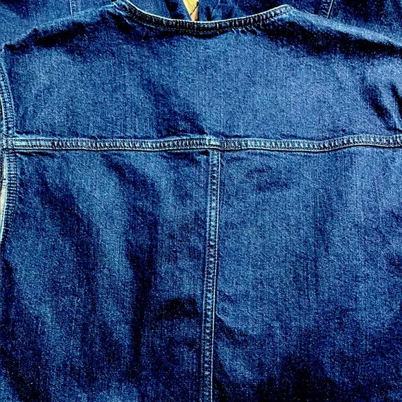 UNIVERSAL THREAD sleeveless tailored denim jumpsuit 16 NWOT - Picture 6 of 9